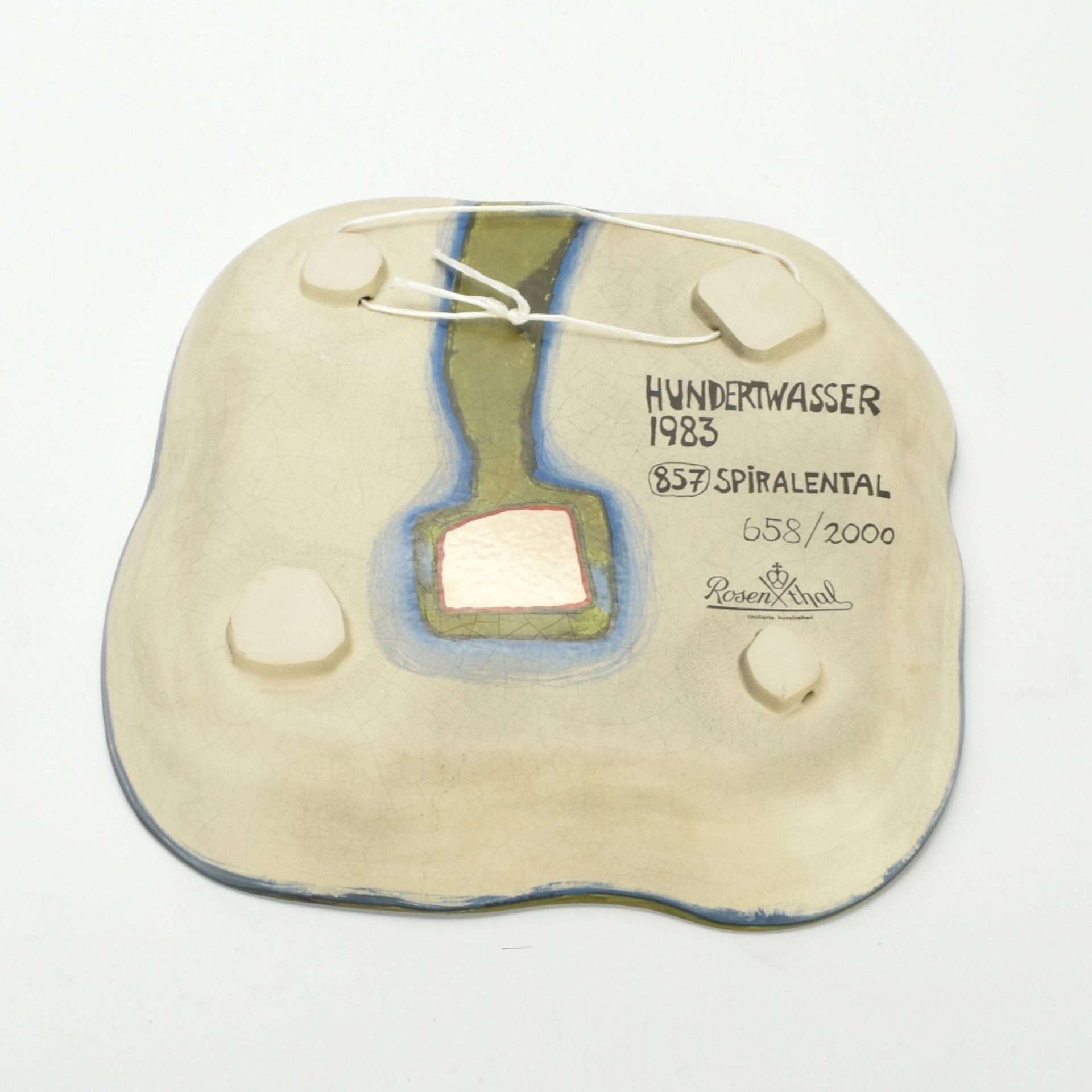 Künstlerschale Hundertwasser - Bild 4 aus 4