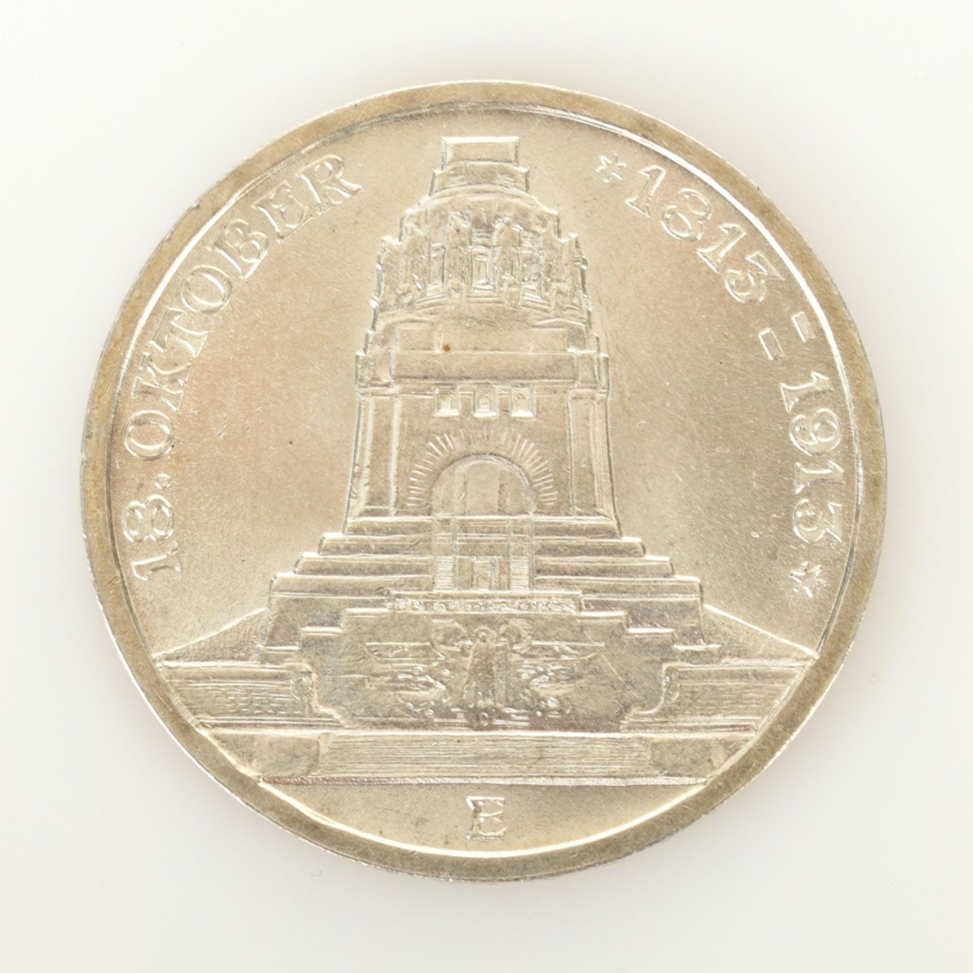 3 Mark-Gedenkmünze Sachsen 1913