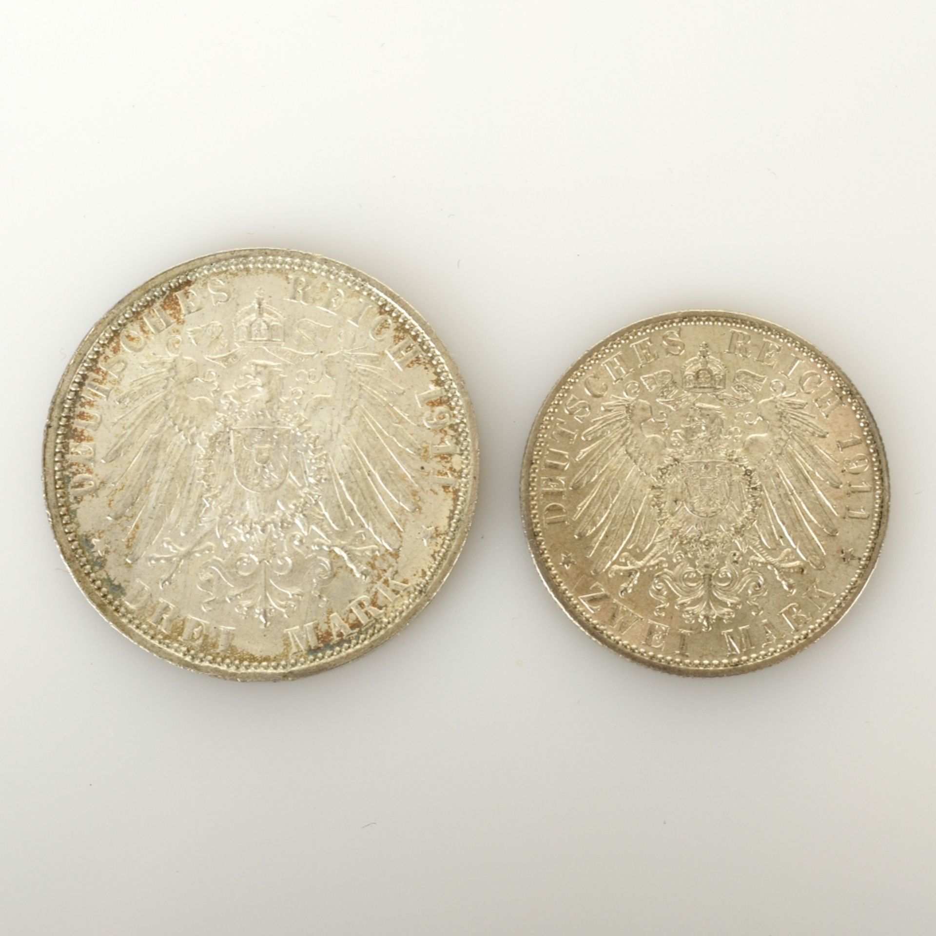 Paar Münzen Kaiserreich - Image 2 of 2