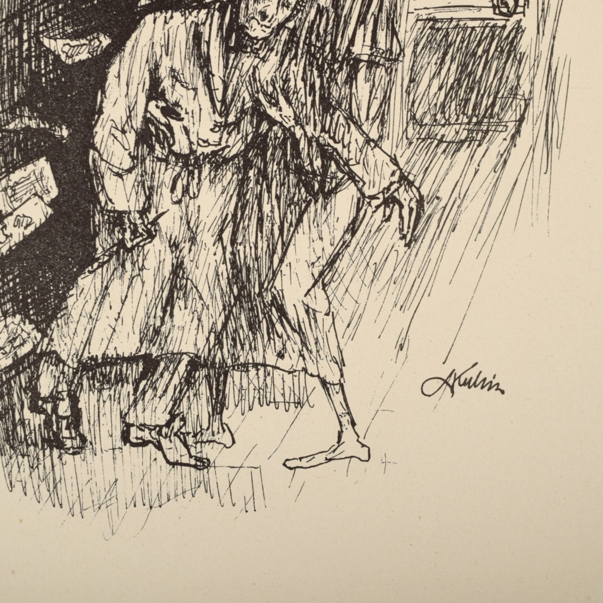 Kubin, Alfred (1877 Leitmeritz/Böhmen - 1959 Wernstein am Inn) - Bild 3 aus 3