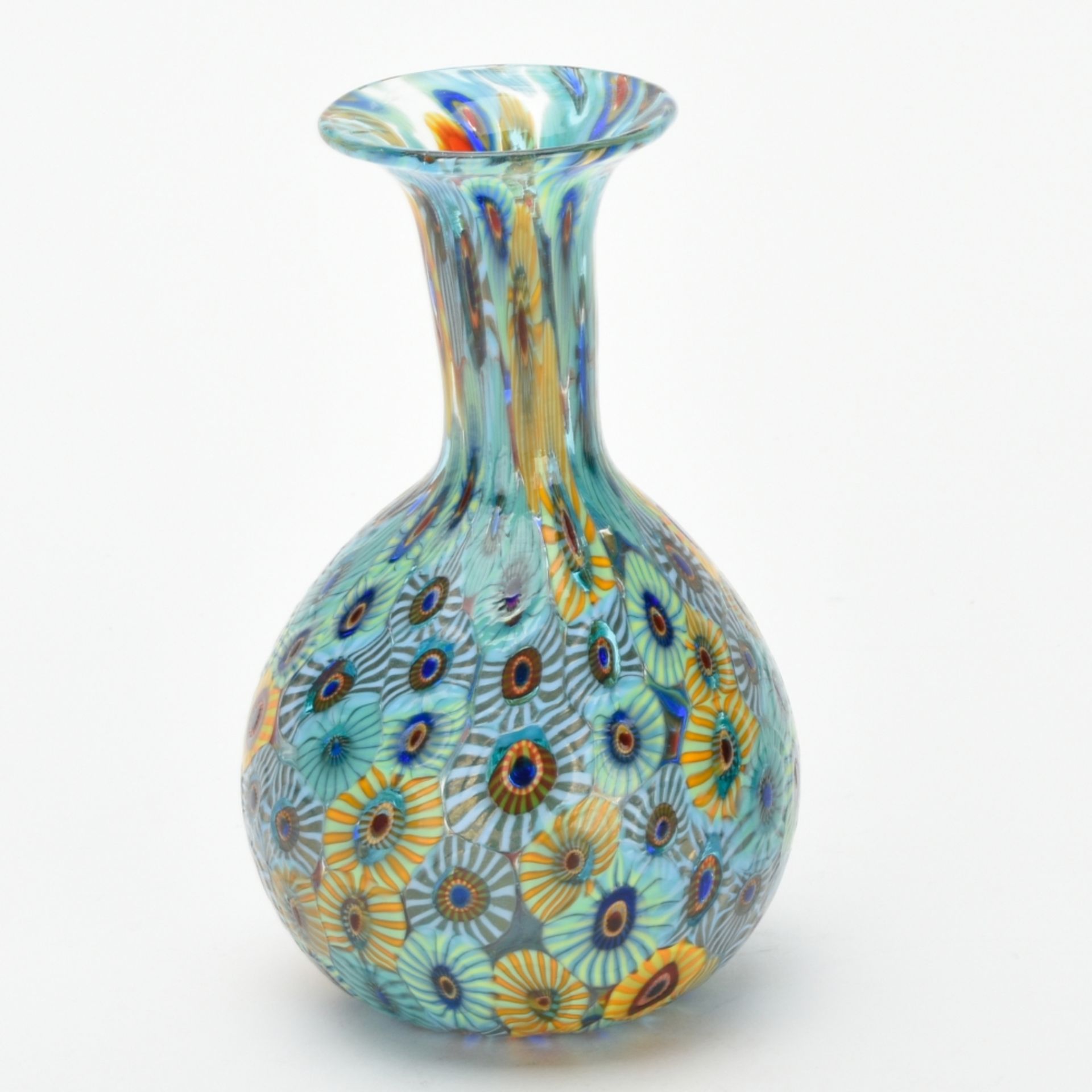 Millefiori-Vase MURANO - Bild 2 aus 3