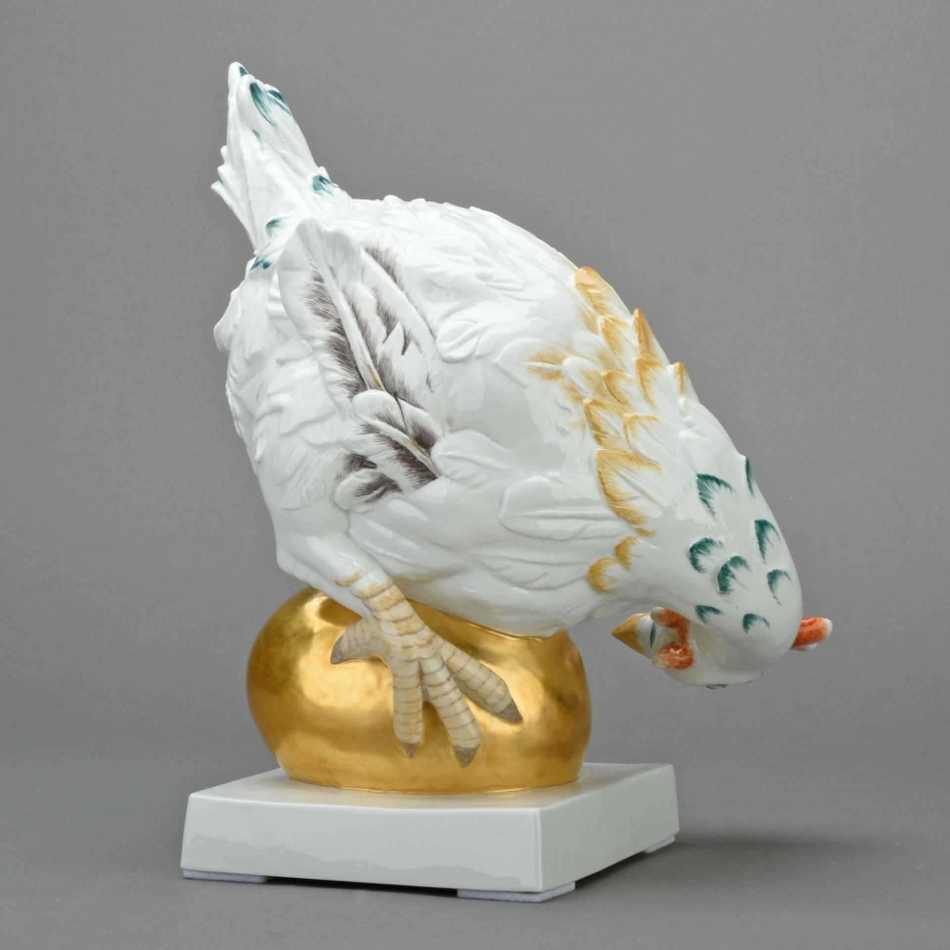 Tierfigur Huhn auf Ei - Image 3 of 5