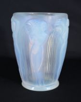 Rene Lalique 'Danaides' Opalescent Vase