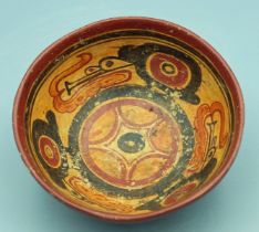 Maya polychrome bowl from El Salvador