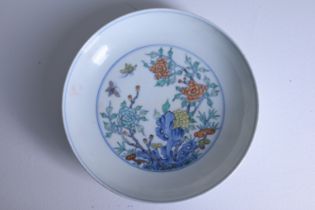 Chinese doucai plate