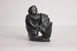 Signed L. Took Inuit Soapstone Sculpture