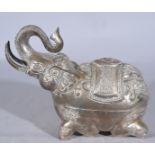 Antique TIbetan Silver Elephant Container