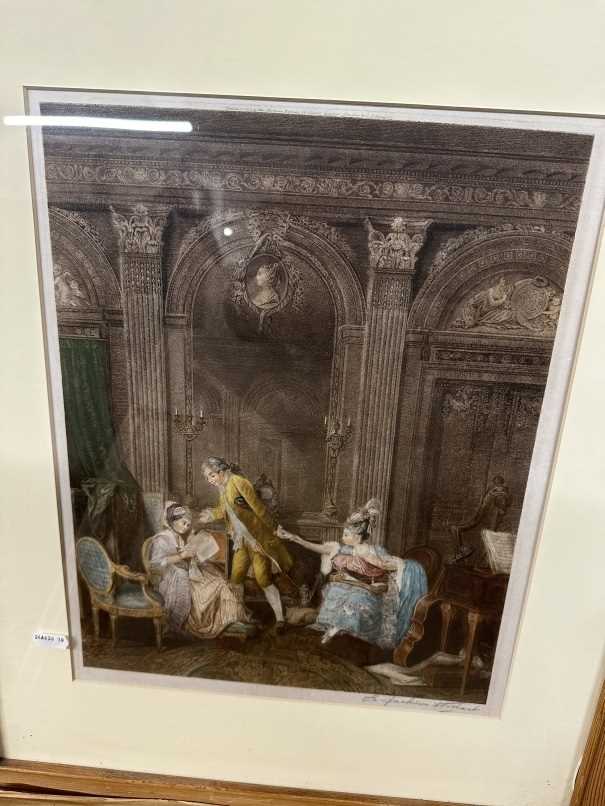 Edmond Jackson Stoddart after P. A Boudouin: - Image 3 of 15