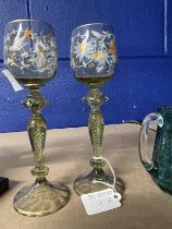 19th cent. Continental Glasses: