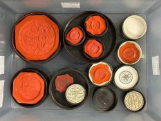 19th cent. Personal Wax Seals: