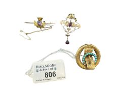 Hallmarked Gold & Yellow Metal: