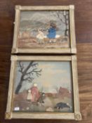 19th cent. Continental-Dutch Felt Work: