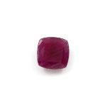 Loser nat. Rubin im Kissenschliff 2.59 ct, purplish Red,