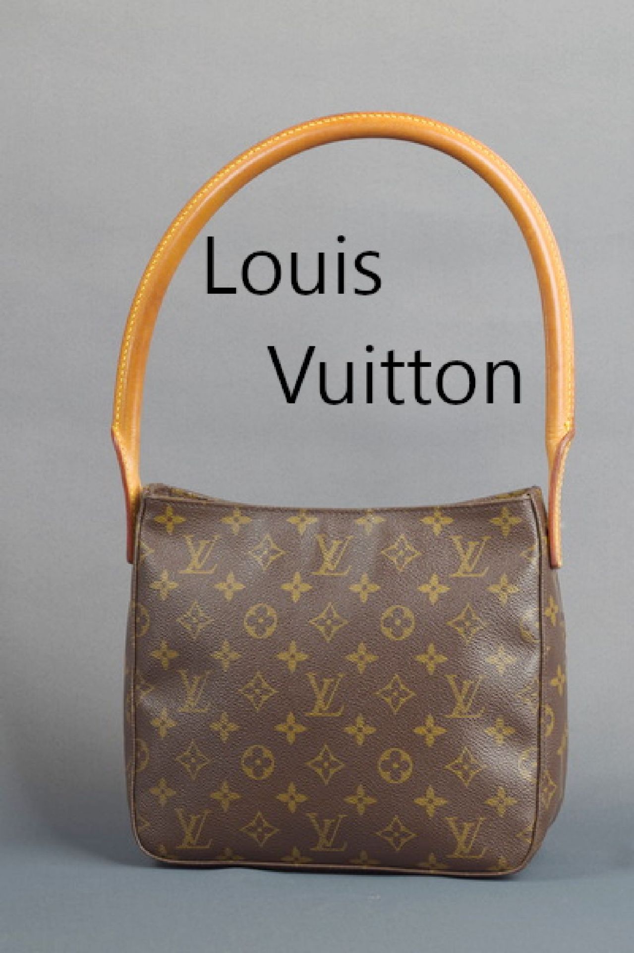 LOUIS VUITTON Damenhandtasche, Looping Bag MM, Monogram