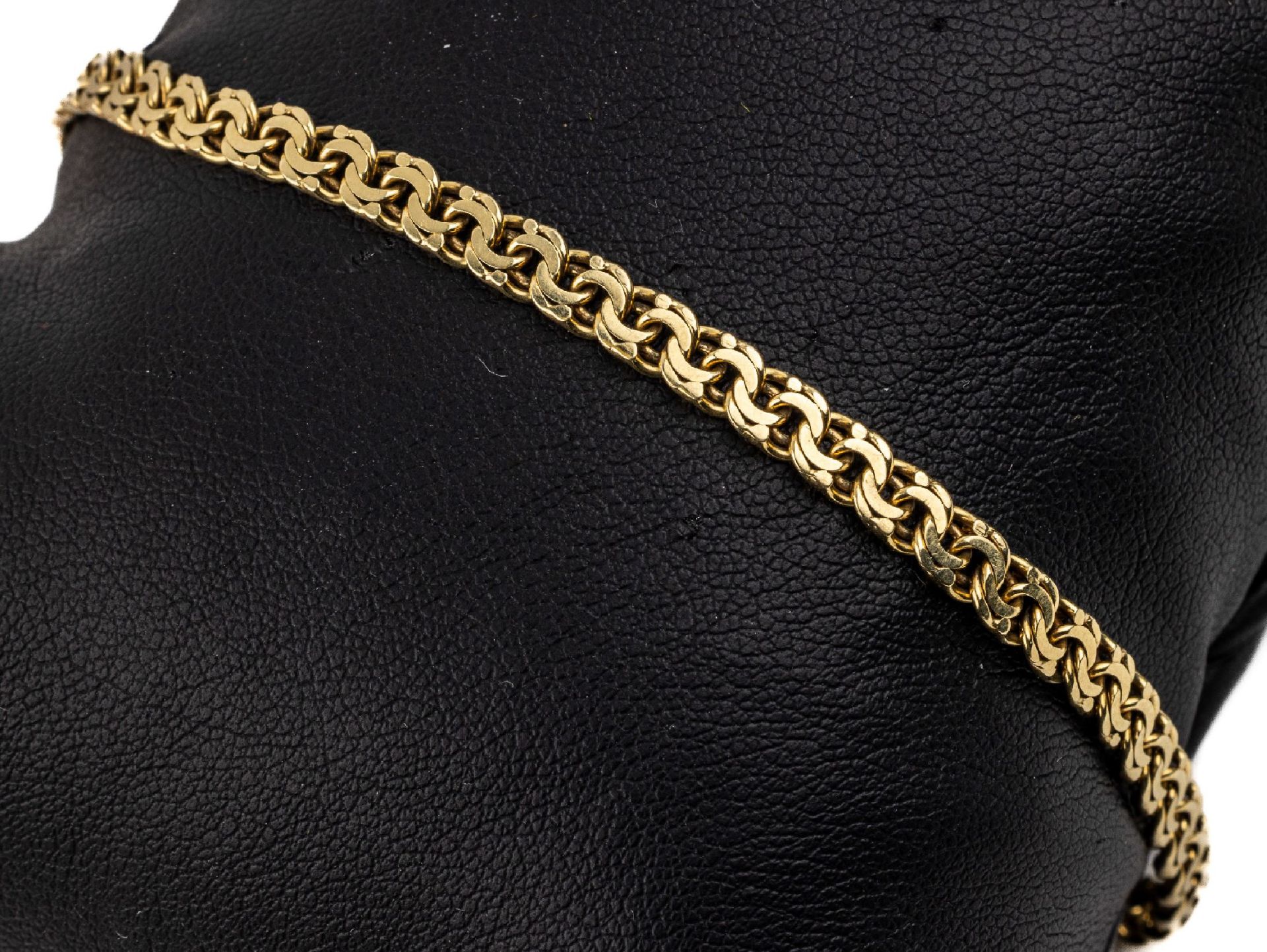 14 kt Gold Armband, GG 585/000, L. ca. 19.5cm,