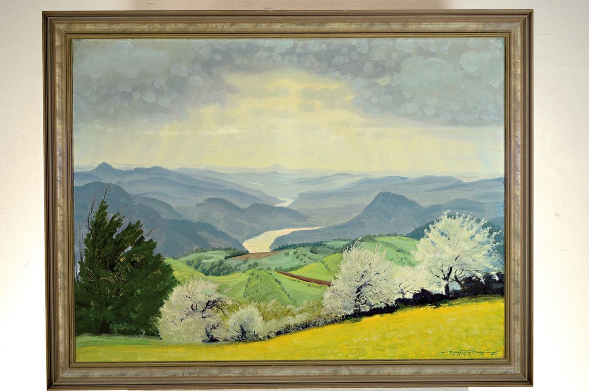 Hanns Herzing, 1890-1971 Dresden, Der Bergfrühling, - Bild 3 aus 3