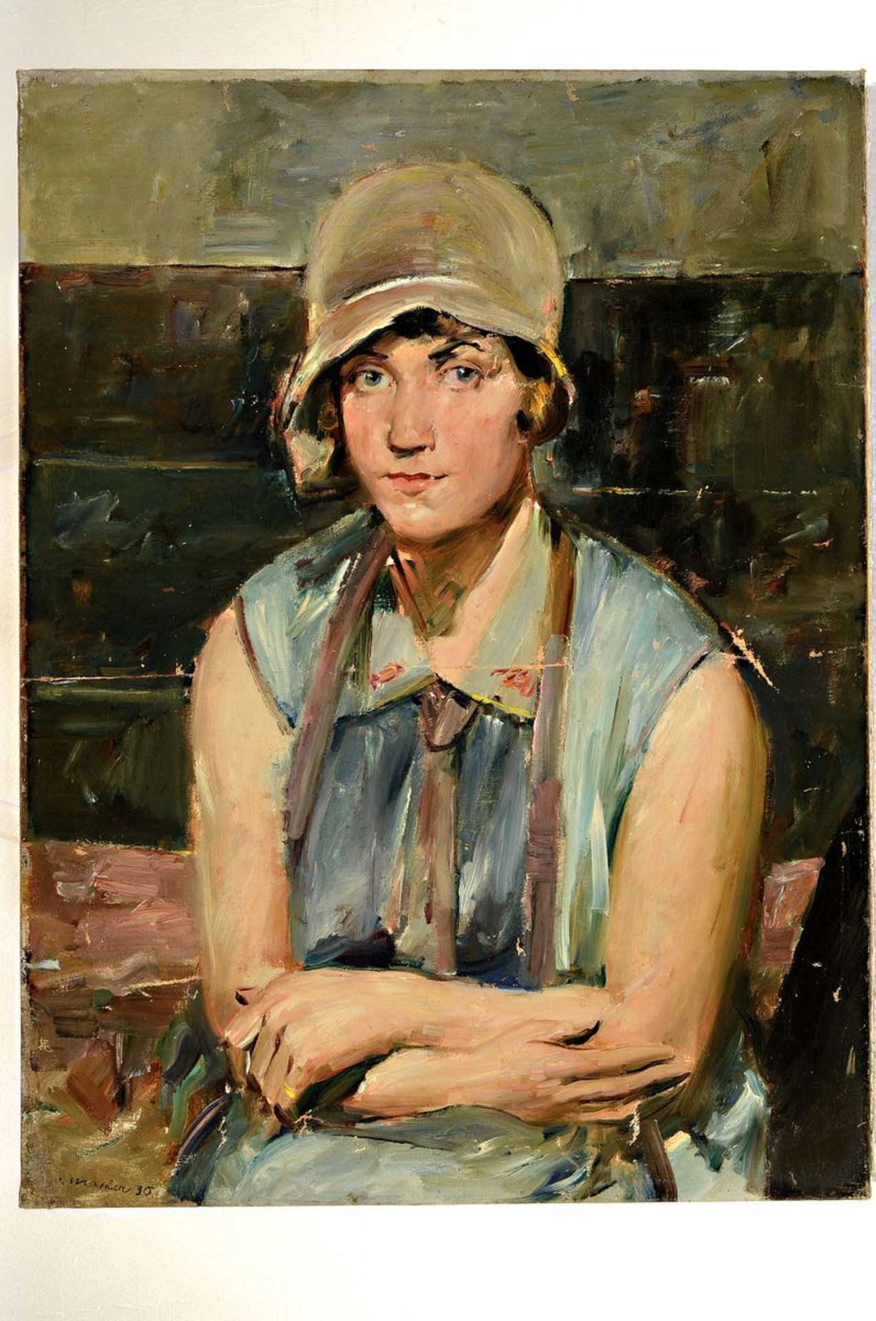 Arvid Mather, 1905 Barmen-1950 Düsseldorf, Porträt einer - Bild 2 aus 2
