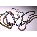 6 Halsketten, Murano, Italien, 1.Hälfte 20.Jh., Ketten