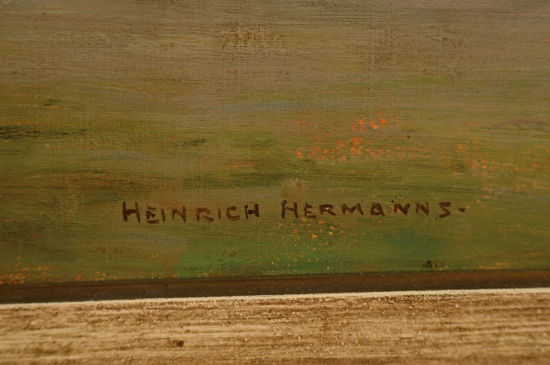 Heinrich Hermanns, 1862-1942 Düsseldorf, Platz vor einem - Bild 2 aus 3