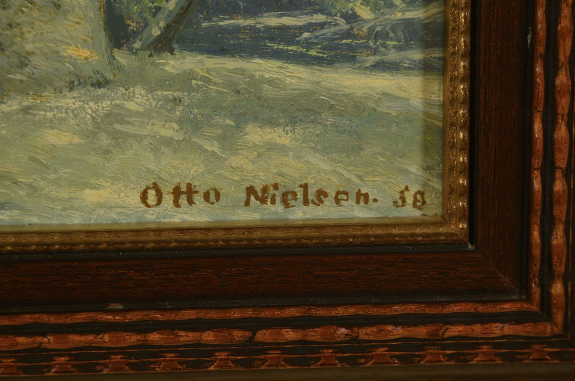 Otto Nielsen, 1877-1959 Dänemark, Bär am Waldrand, - Image 2 of 3