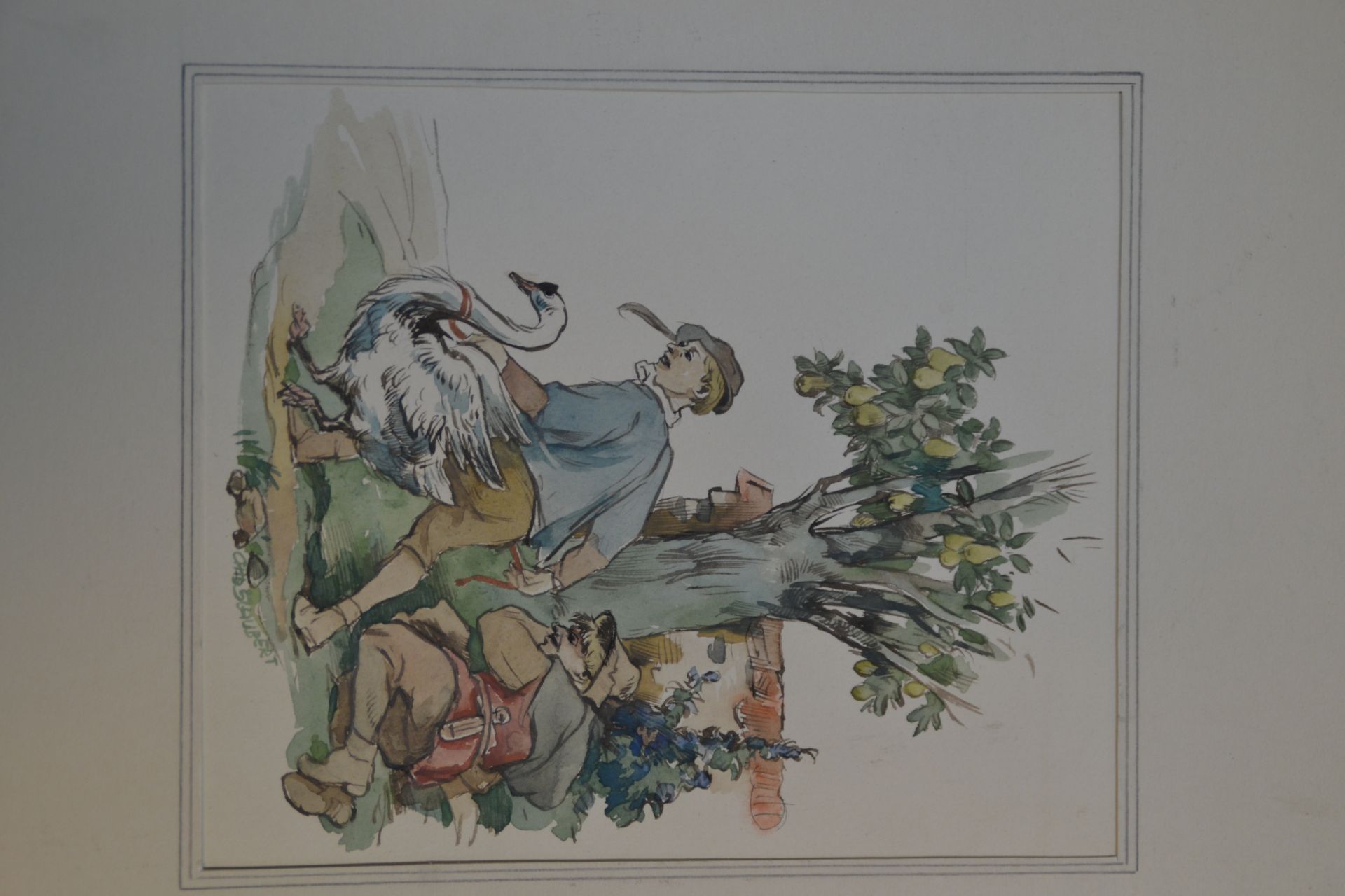 Otto Schubert, 1892-1970, Serie aus 7 Aquarellen zum - Bild 6 aus 11