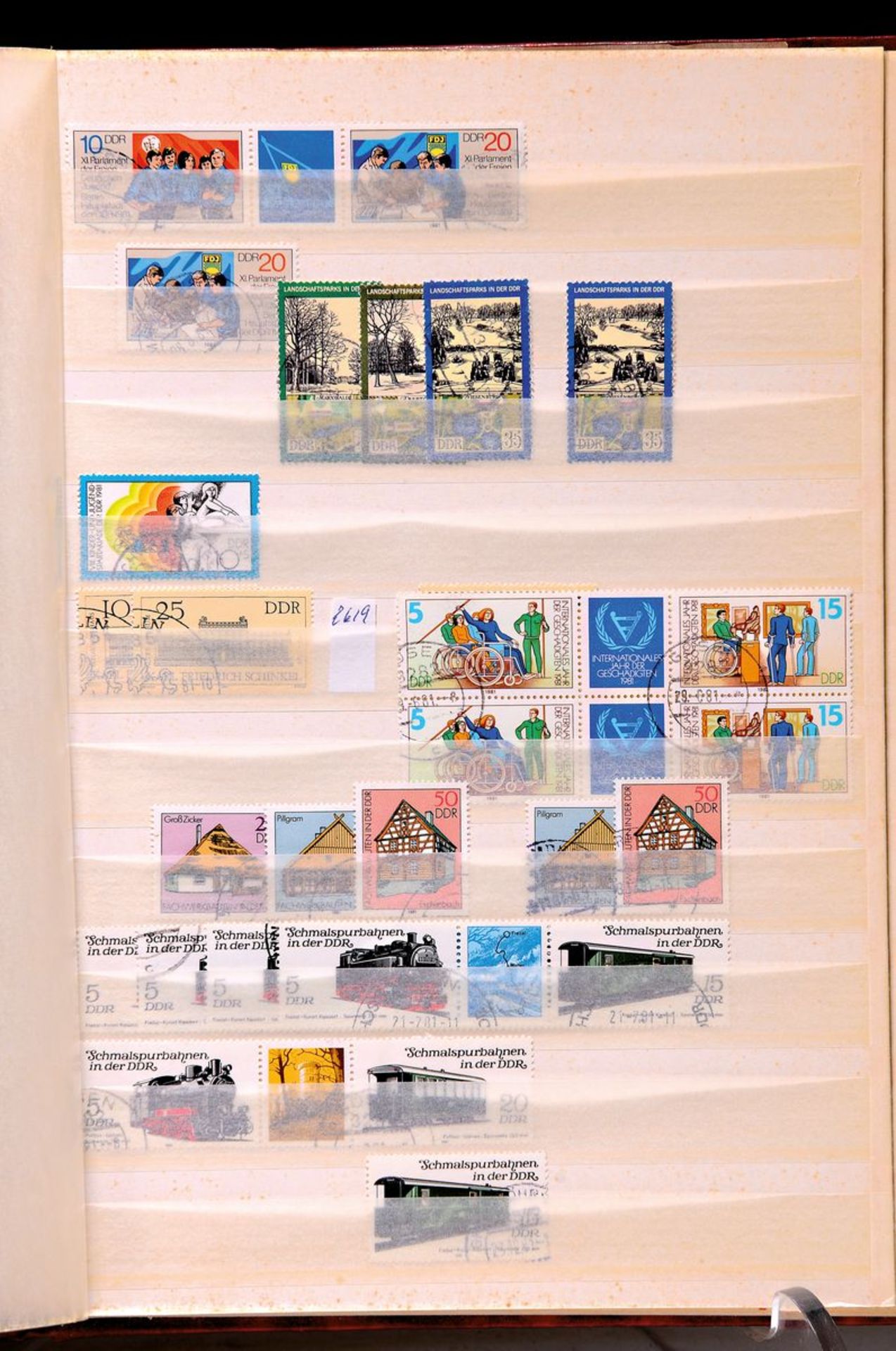 Nachlass-Konvolut Briefmarken, DDR, postfrisch und