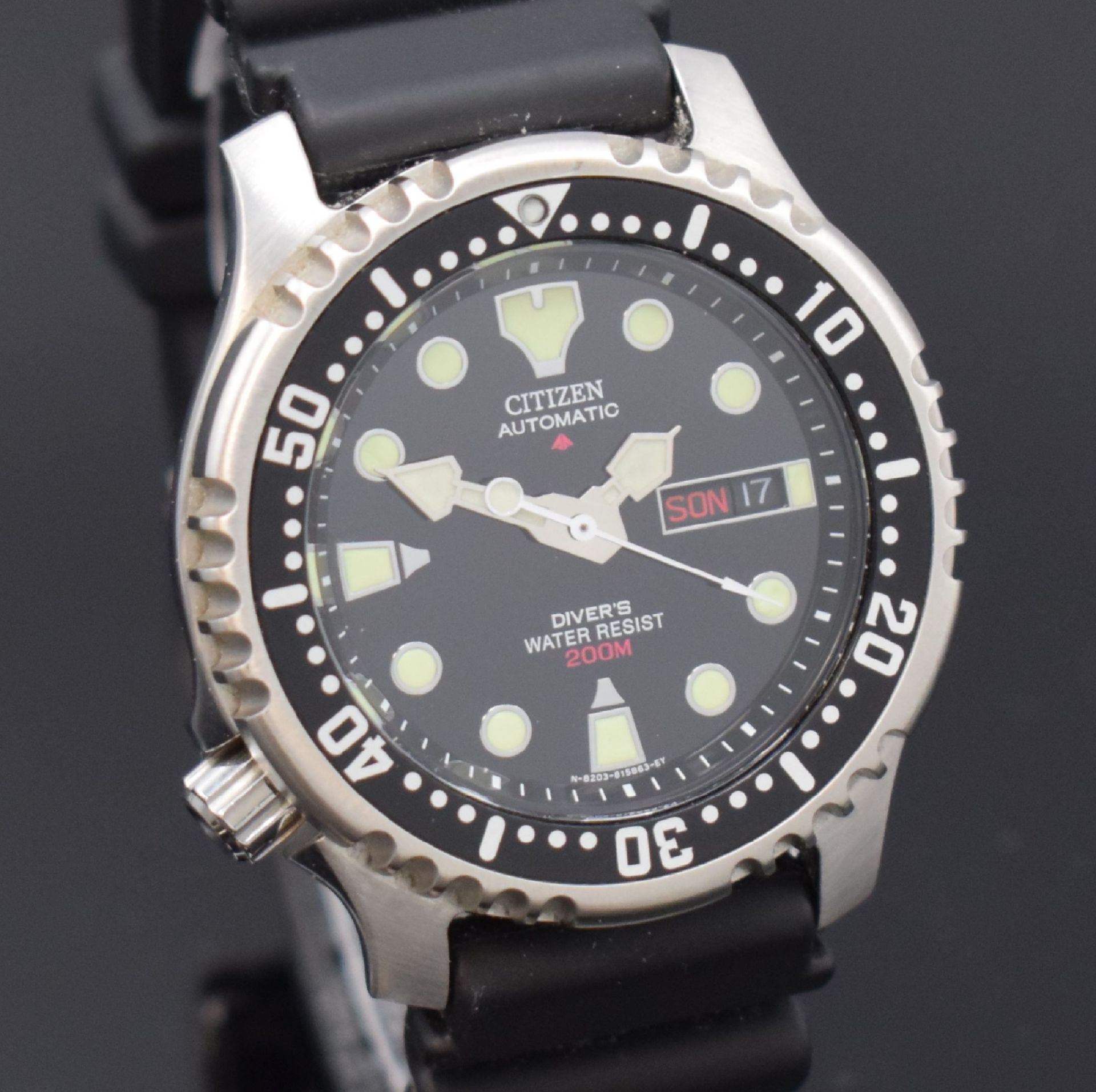 CITIZEN Divers Promaster Herrenarmbanduhr in Stahl, Japan - Bild 4 aus 4