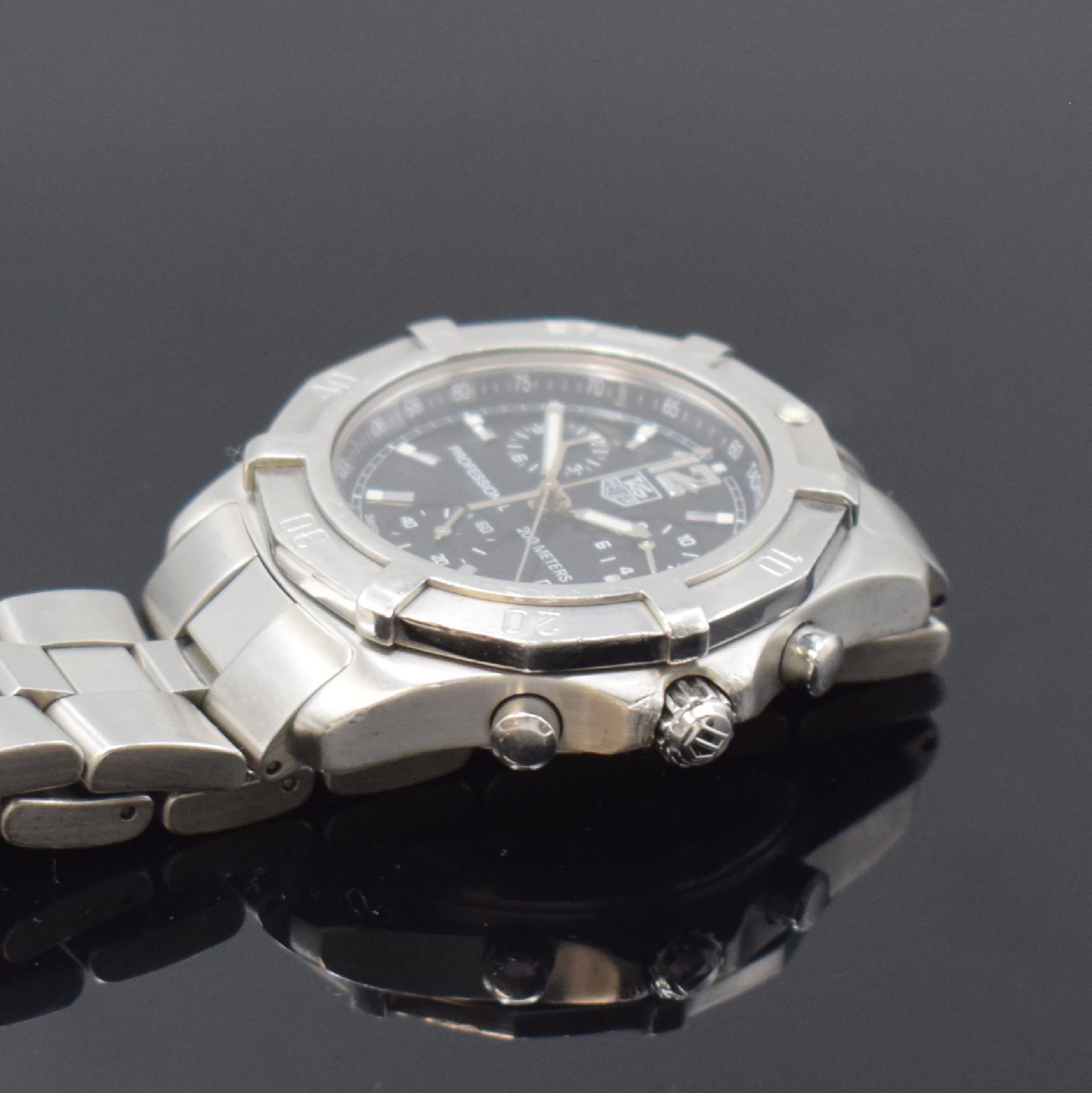TAG HEUER Professional 2000 Herrenchronograph in Stahl - Image 4 of 6