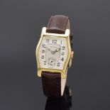 TAVANNES Armbanduhr in GG 585/000, Schweiz um 1930,