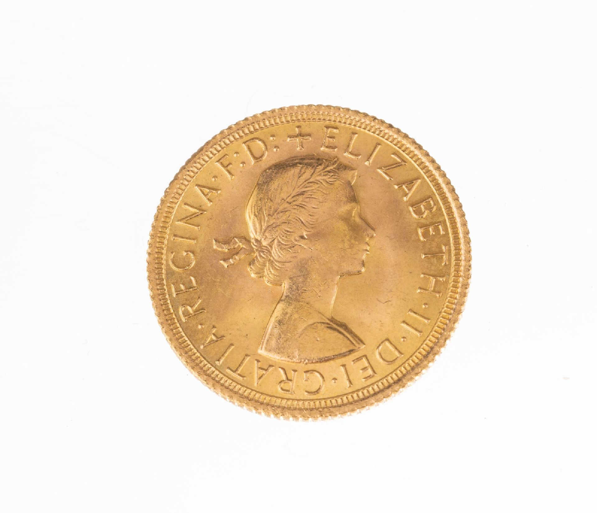 Goldmünze Sovereign, Großbritannien, 1967, Elizabeth