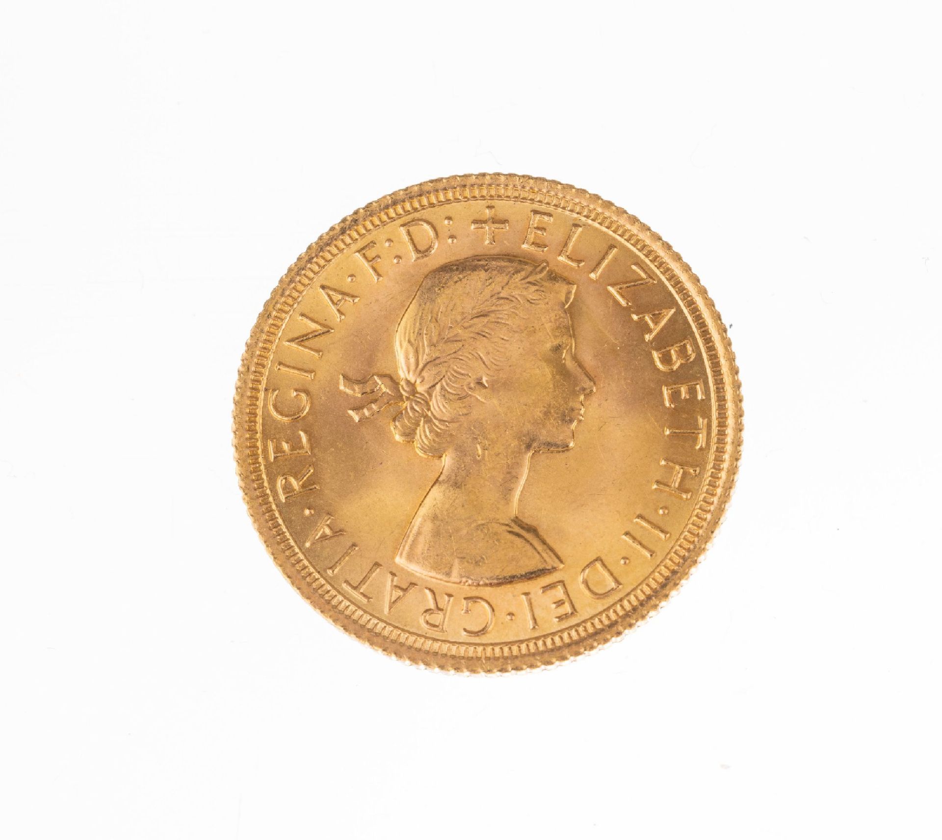 Goldmünze Sovereign, Großbritannien, 1967, Elizabeth