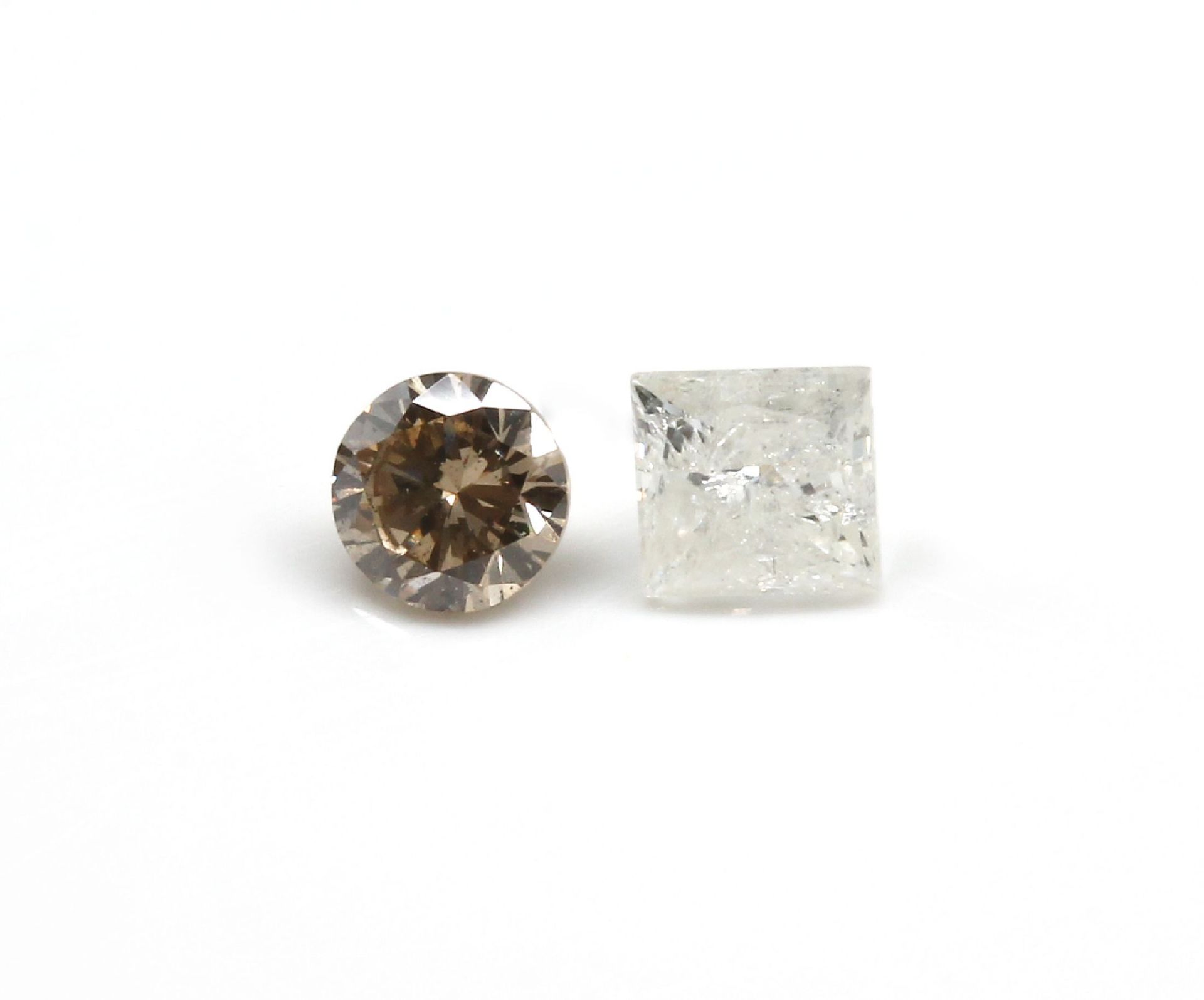 Lot Brillanten und Diamanten, zus. ca. 2.30ct - Image 3 of 4