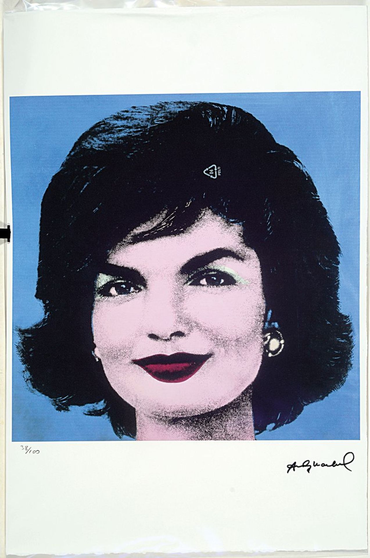 Nach Andy Warhol (1928-1987), Lithographie, 'Jackie