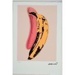 Nach Andy Warhol (1928-1987), Lithographie, 'Banana', Ed.