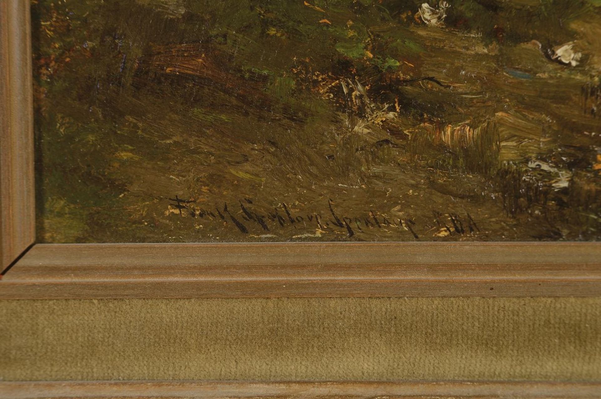 Frank Spenlove Spenlove, 1864-1933,  Landschaft mit - Bild 2 aus 3