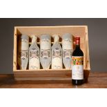 8 Flaschen 1991 Chateau Mouton Rothschild, Paulliac,