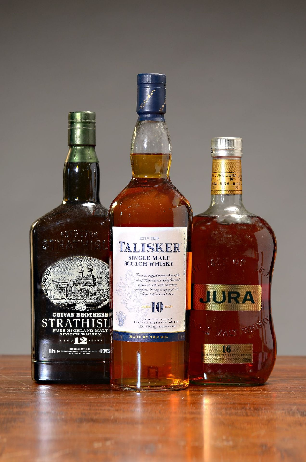 3 Flaschen schottische single malt Whiskys,  1x