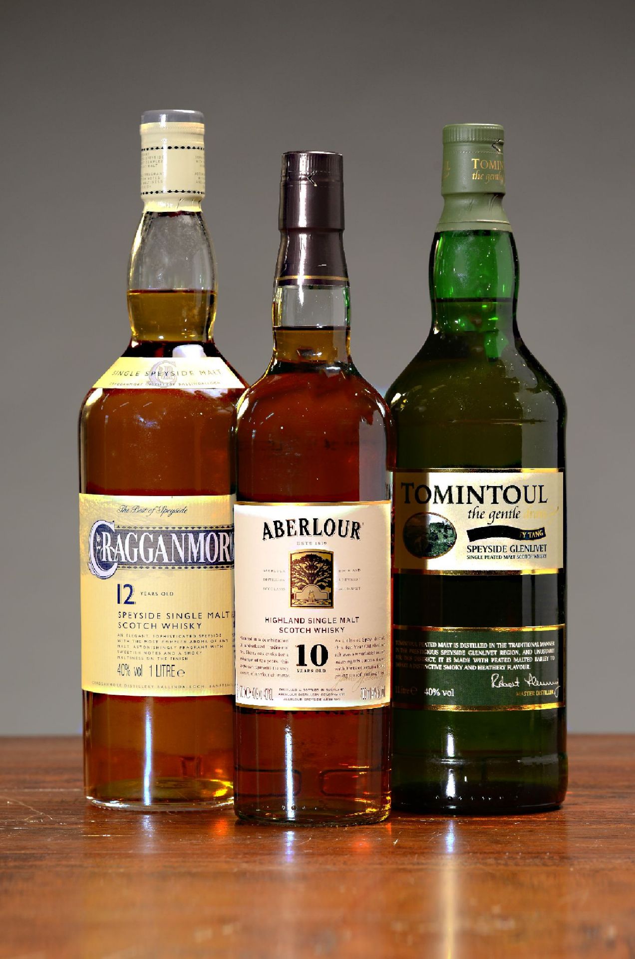 3 Flaschen schottische single malt Whiskys, Cragganmore,