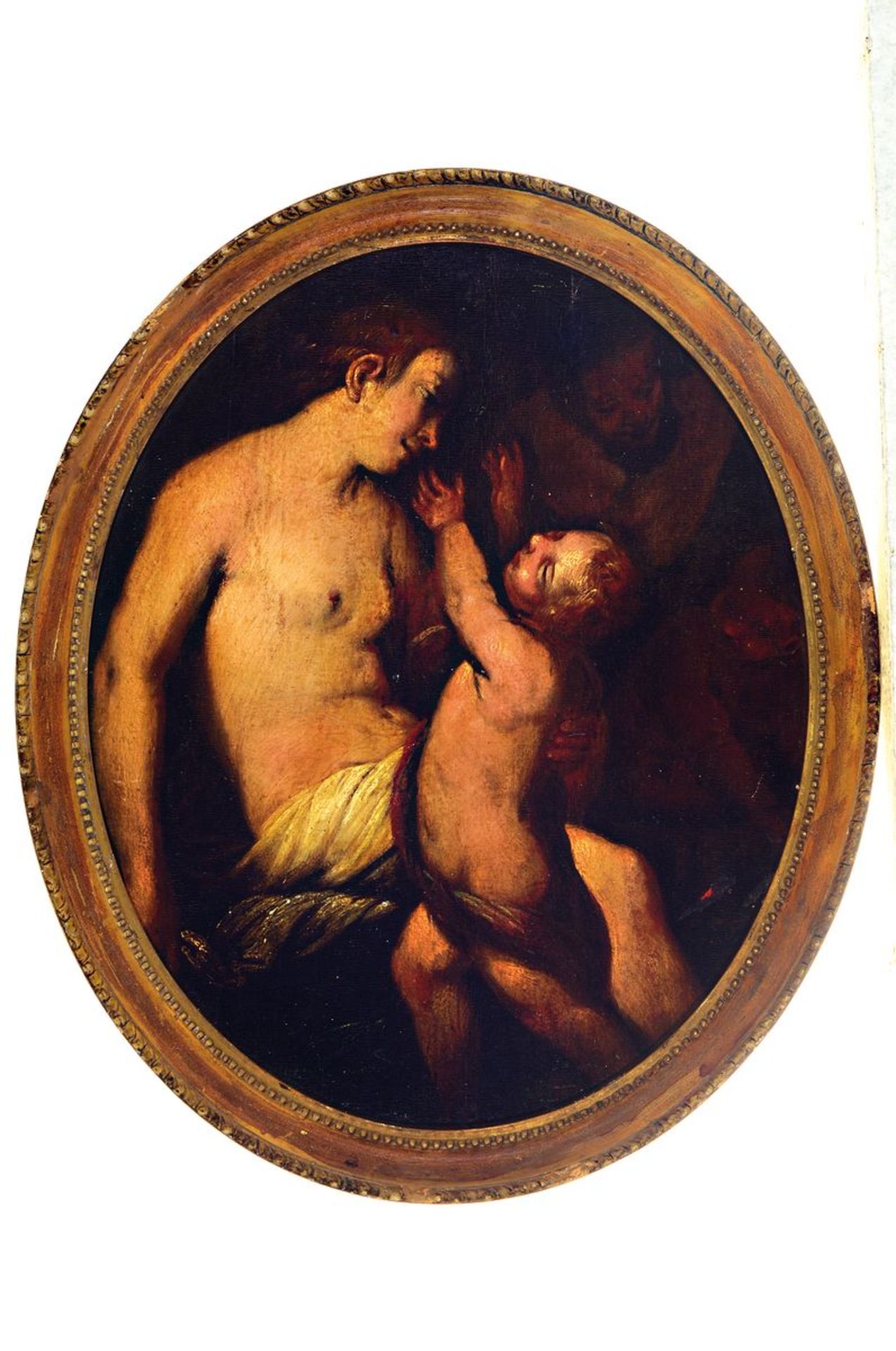 Unbekannter Künstler des 19. Jh.,  Mutter mit Kind, - Bild 2 aus 2