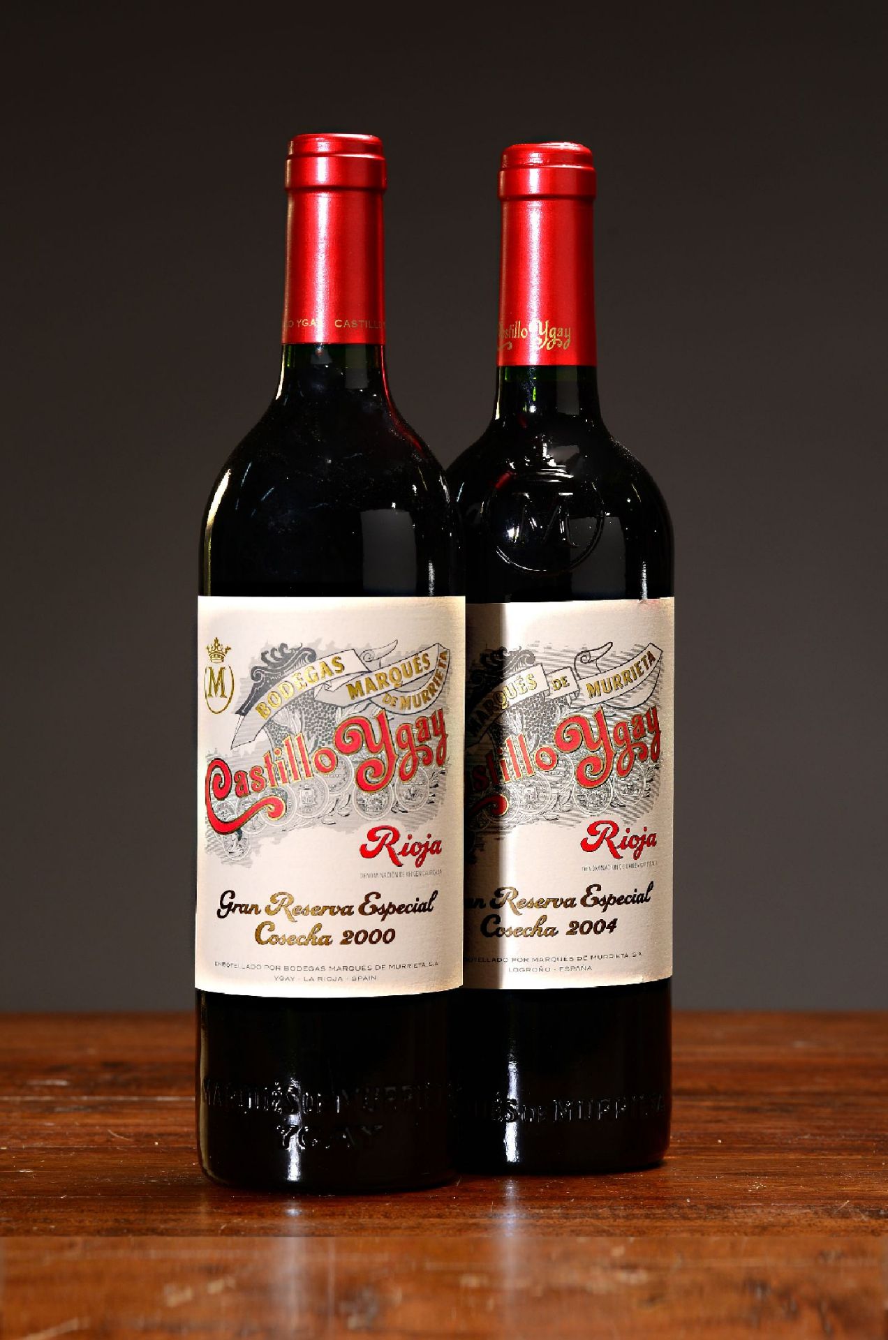 2 Flaschen 2000 und 2004 Castillo Ygay, Rioja, je ca.