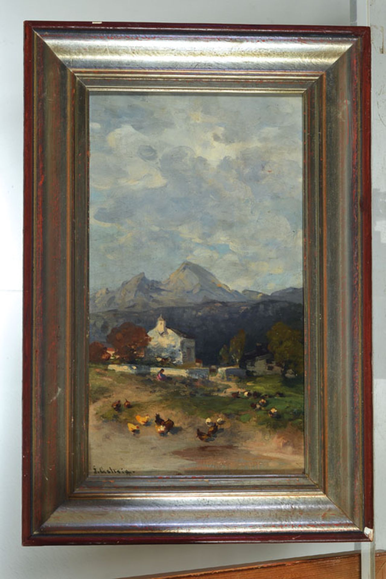 J. Gschaig, wohl Schweizer Maler, Anfang 20. Jh., - Bild 2 aus 3