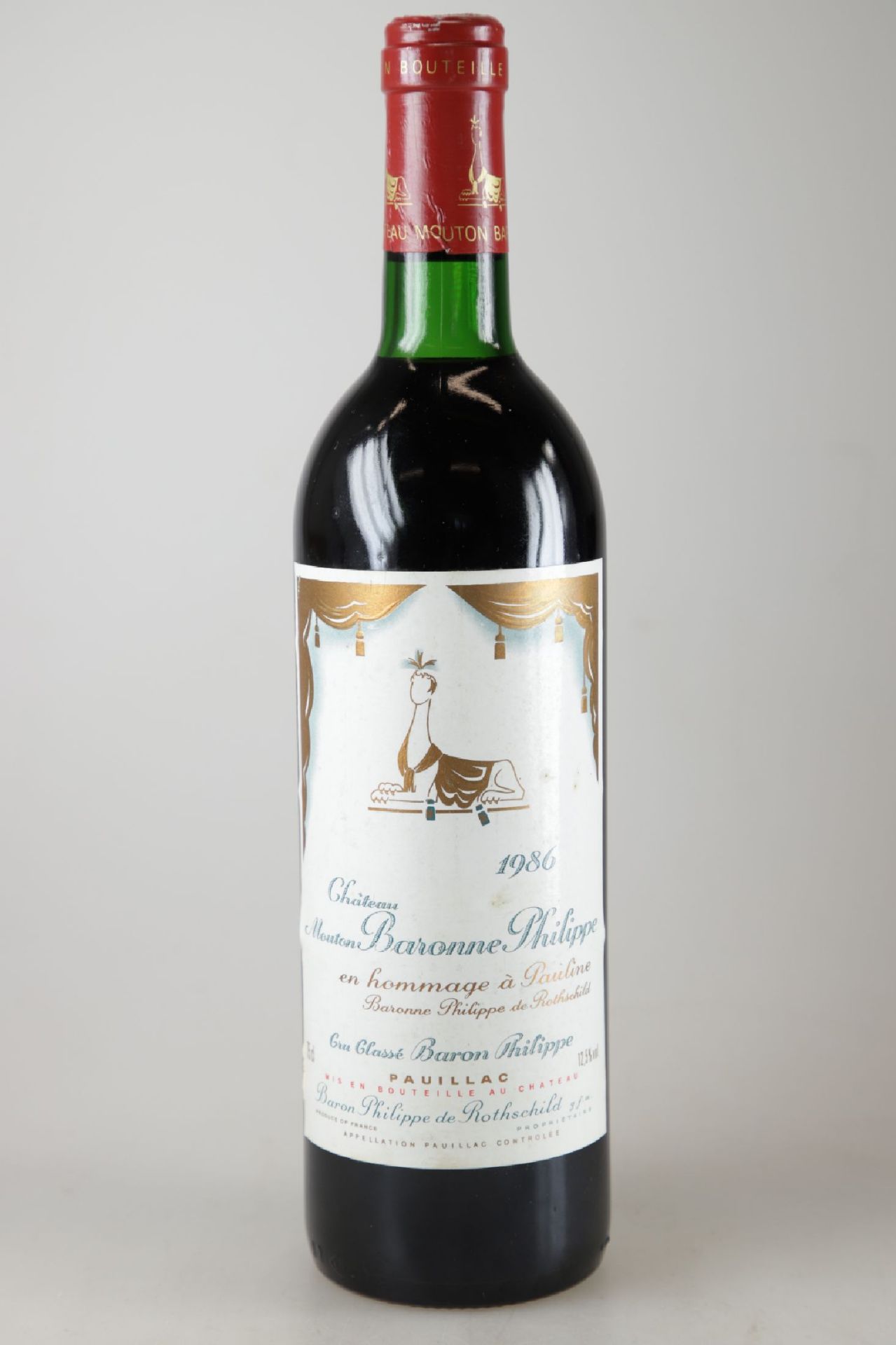 1 Flasche 1986 Baronne Philippe de Rothschild,Chateau