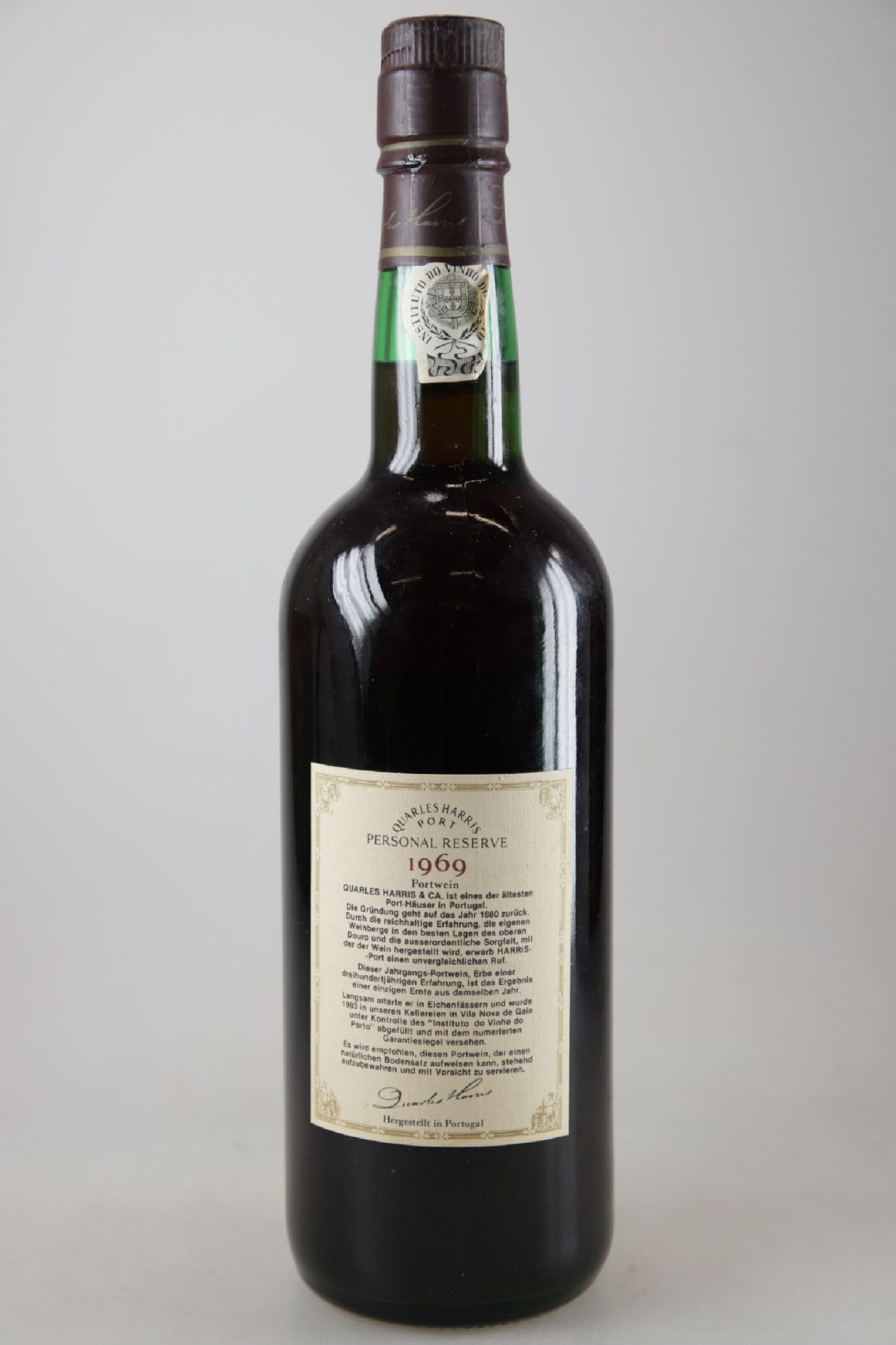 1 Flasche 1969 Quarles Harris Port, Personal Reserve, - Image 2 of 2