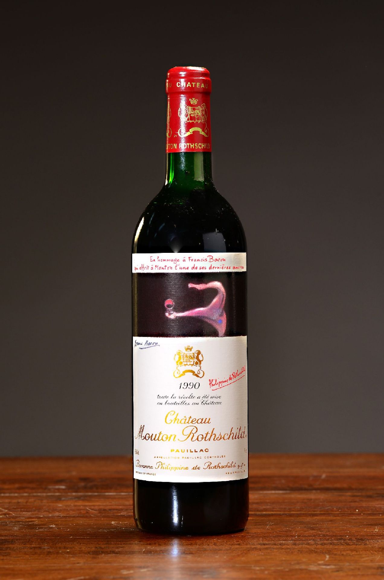 1 Flasche 1990 Chateau Mouton Rothschild,  Pauillac, ca.