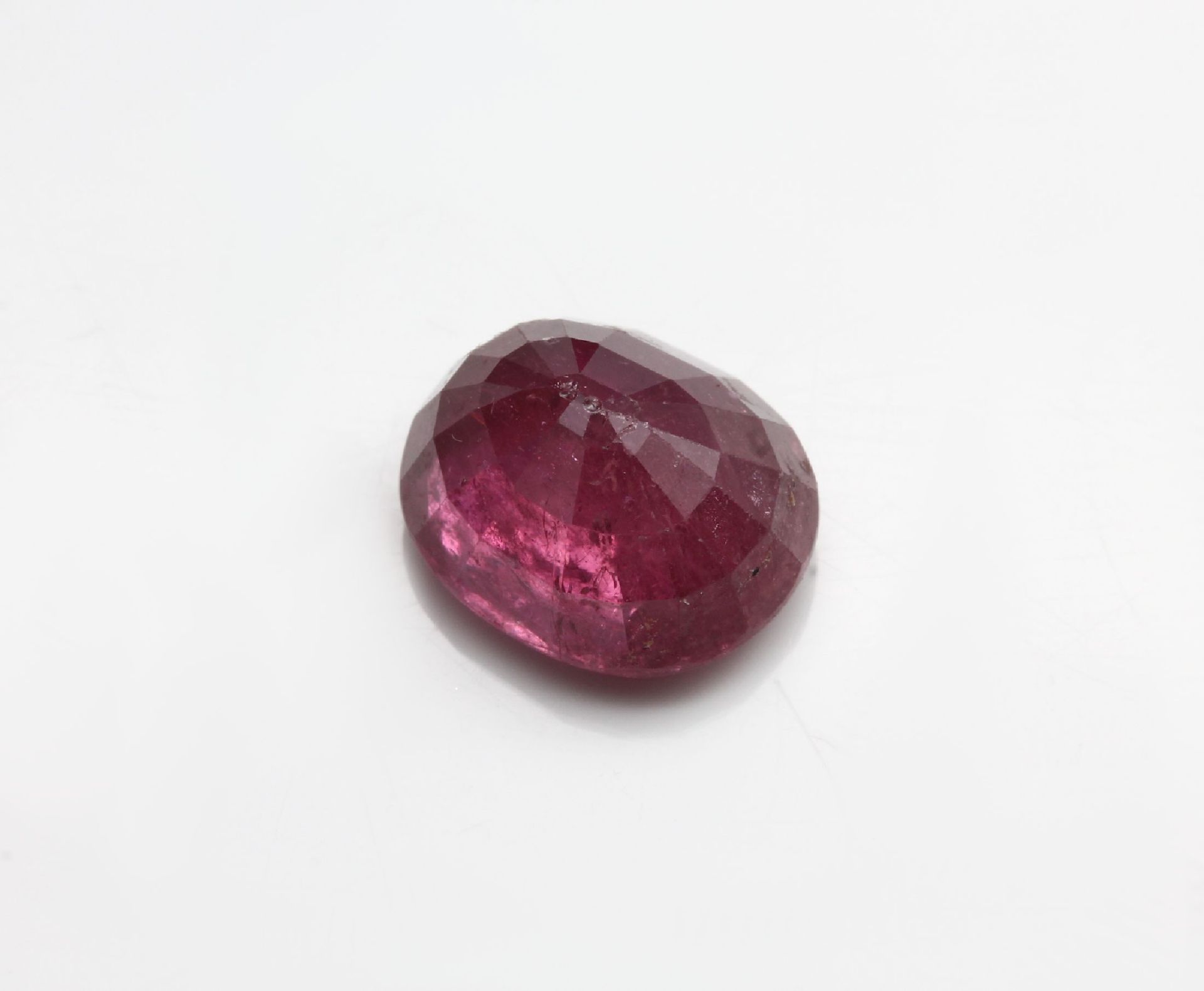 Lot 3 lose Rubine, ca. 18.17 ct, oval und tropfenf. - Image 3 of 3