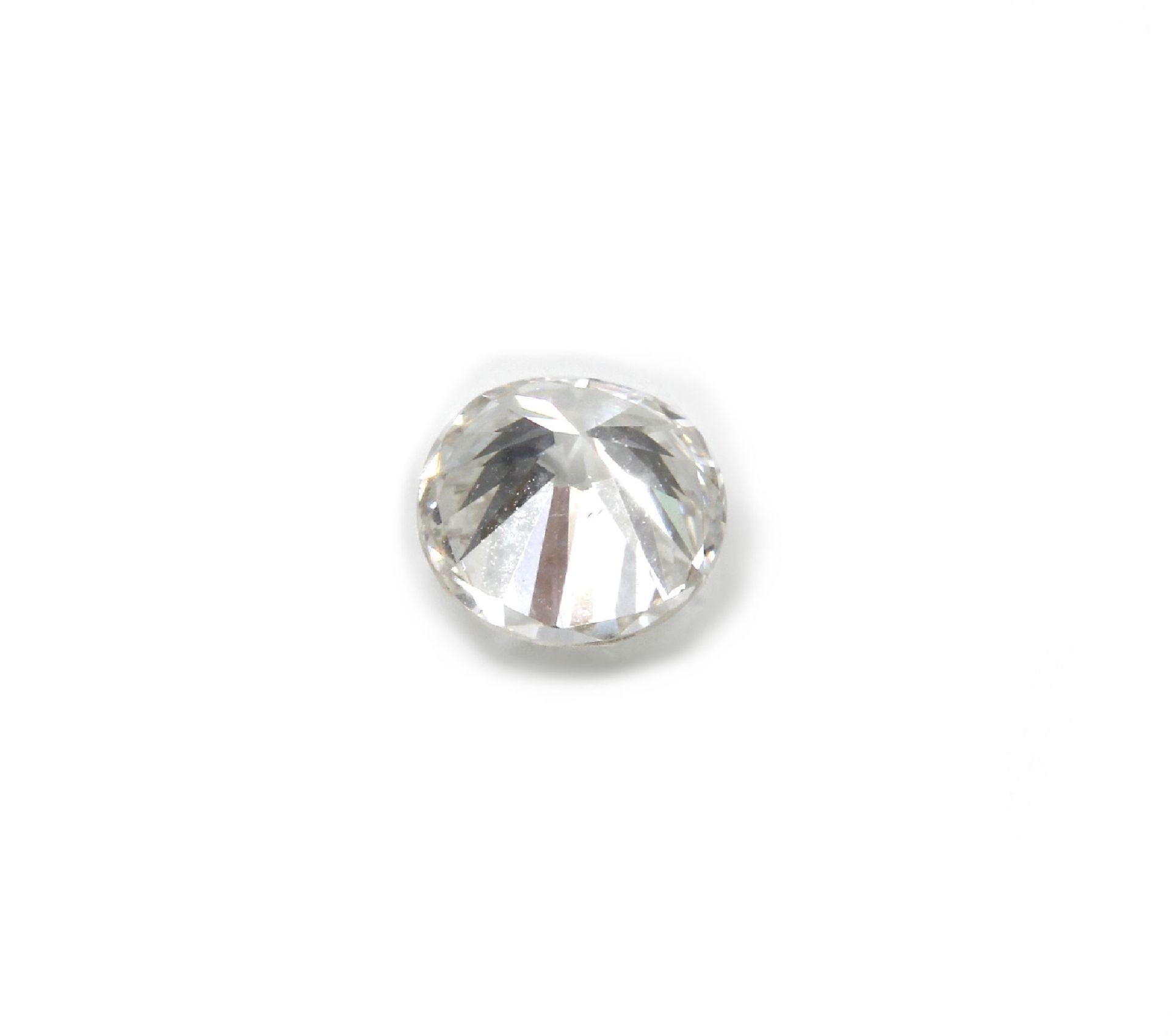 Loser Brillant, 0.64 ct Weiß(H)/si1, mit GIA-Expertise - Image 2 of 2