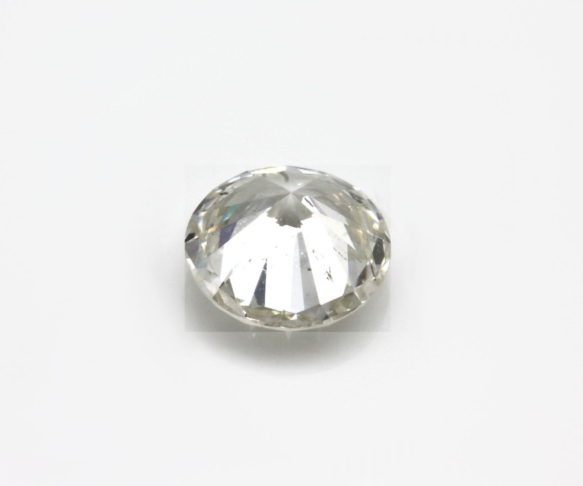 Loser Brillant, 0.72 ct l.get.Weiß(I)/p1, mit - Image 2 of 2