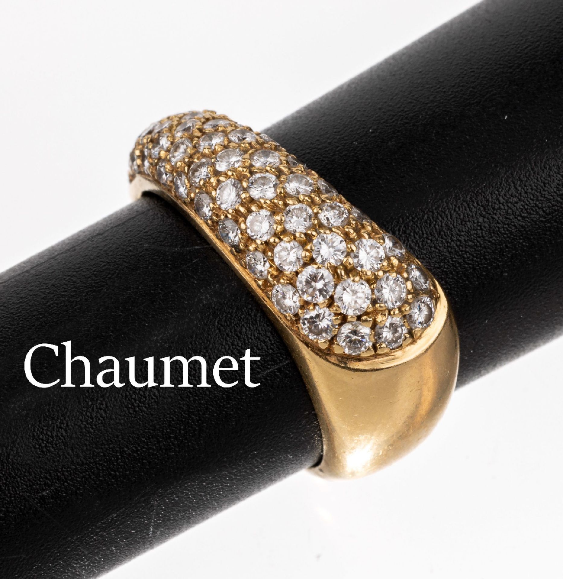 18 kt Gold CHAUMET Brillant-Ring,   GG 750/000, 56