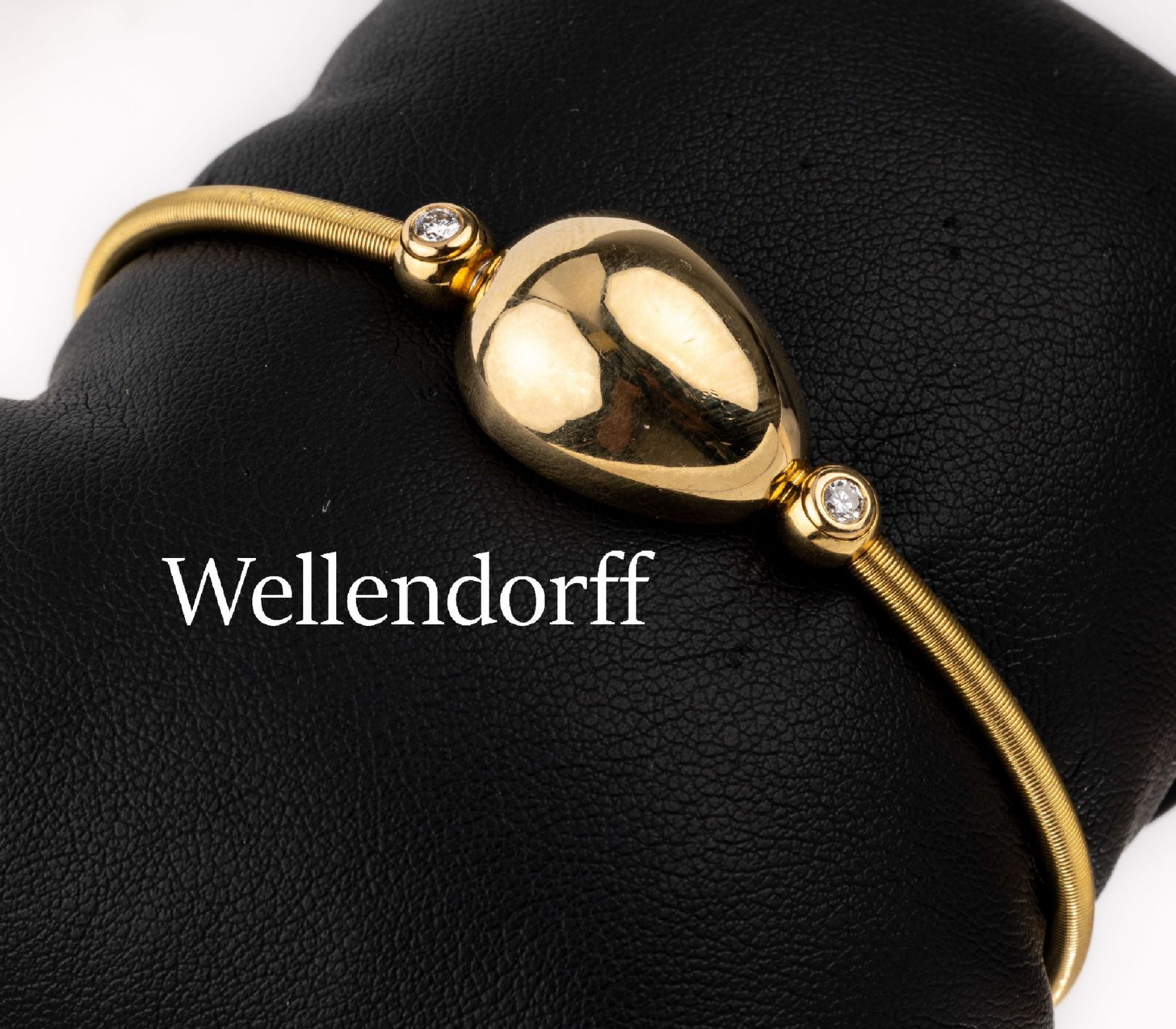 18 kt Gold WELLENDORFF Brillant-Armspange,   GG 750/000,