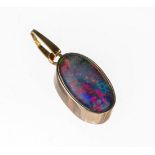 14 kt Gold Opal-Anhänger,   GG 585/000,